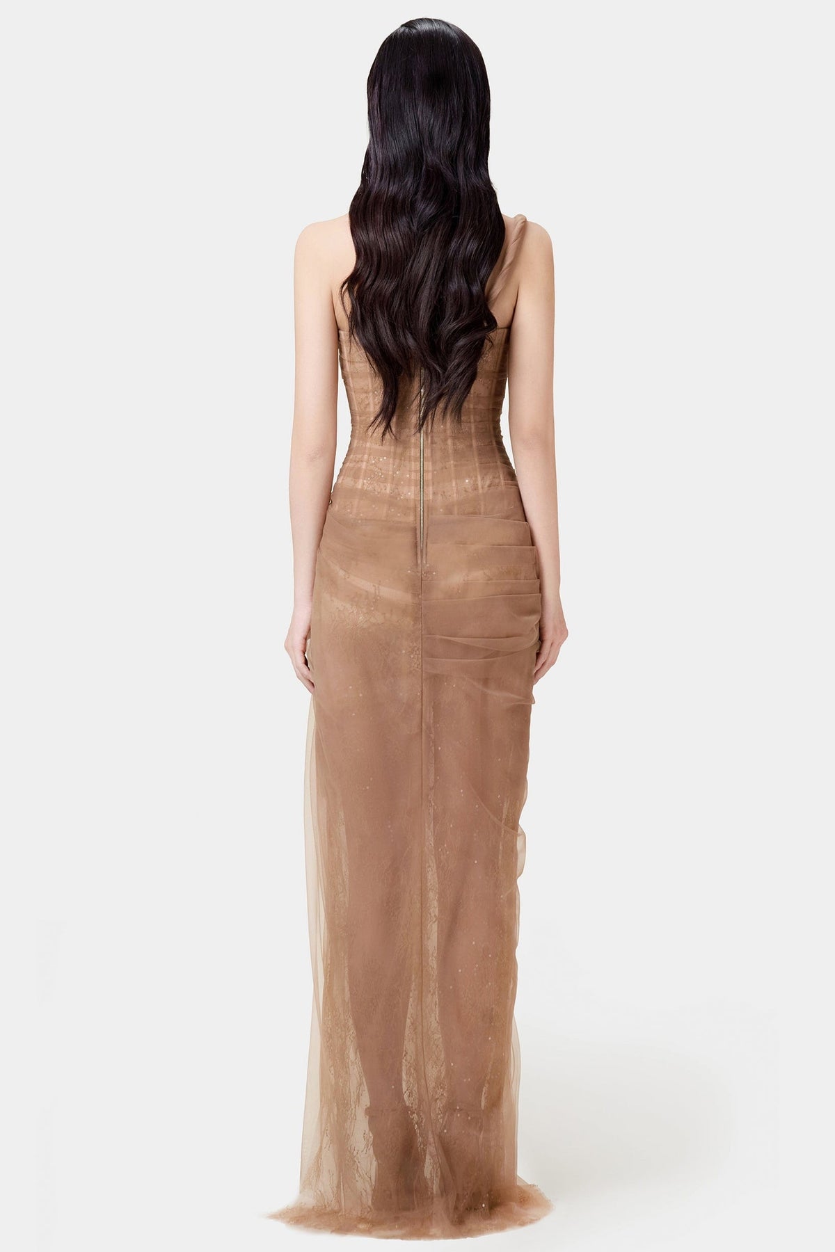 ININA | Vestido Midi Encaje Corset