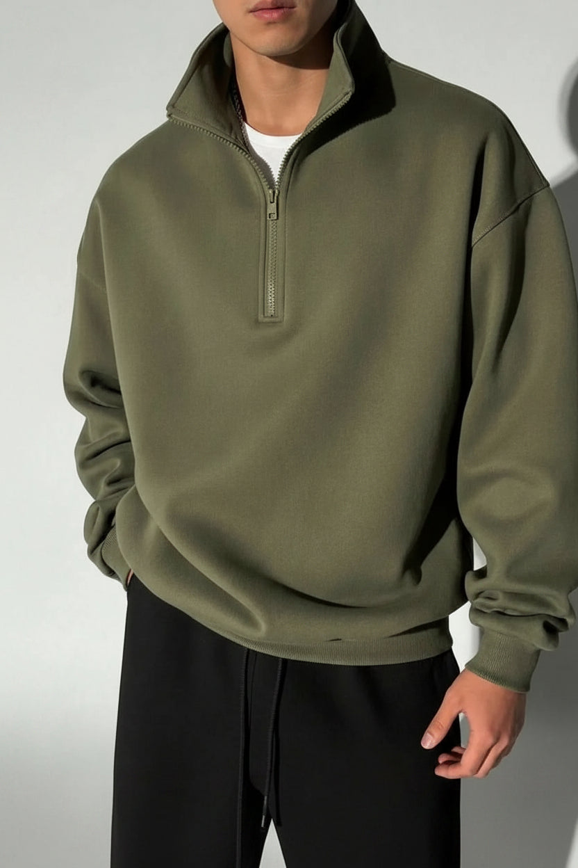 THIAGO | Sudadera Zip Casual