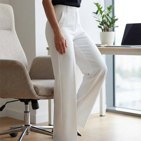 VALENTINA | Pantalones de Traje Cintura Alta