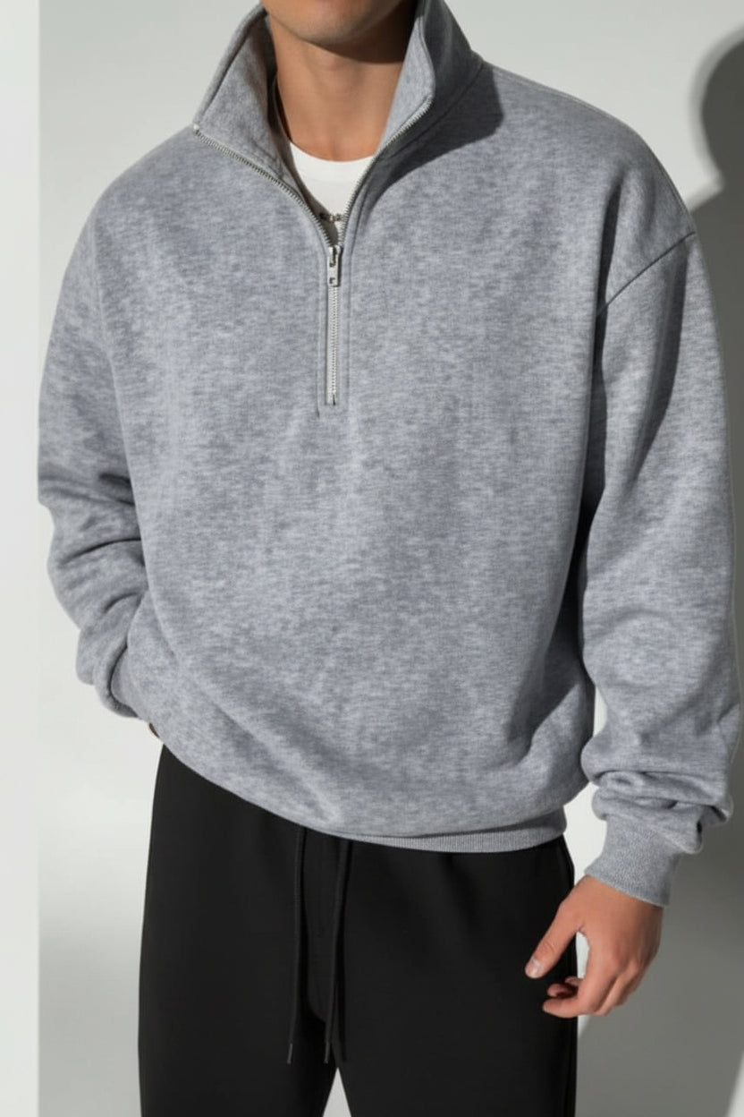 THIAGO | Sudadera Zip Casual