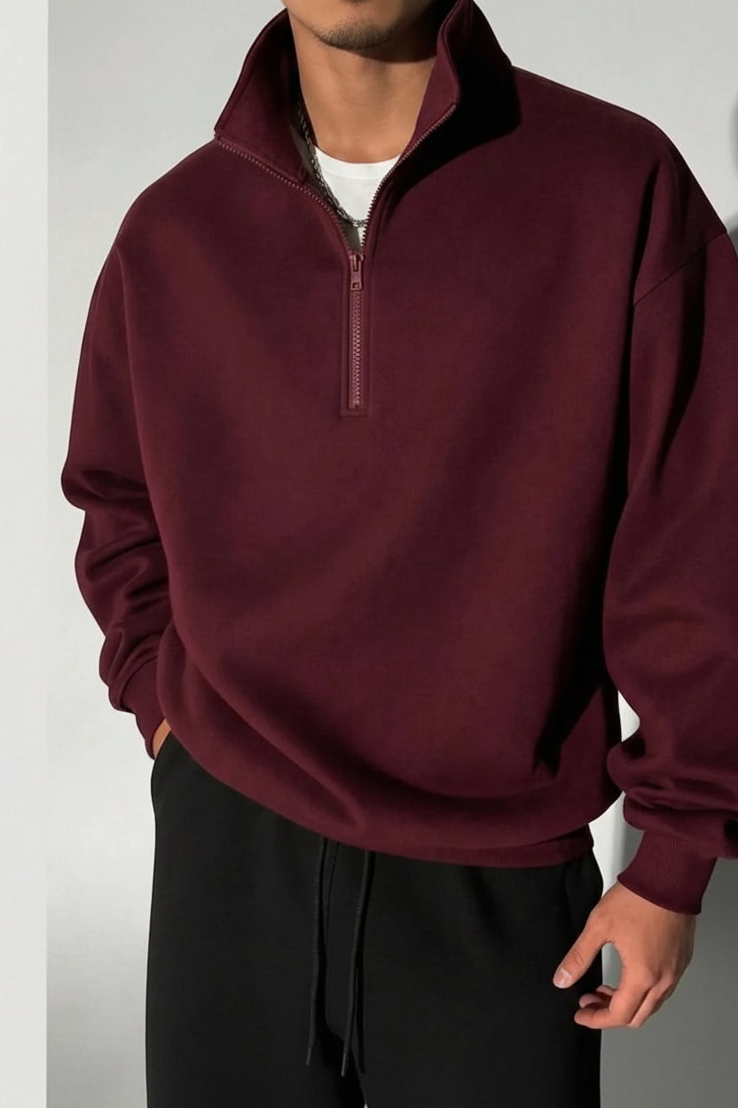 THIAGO | Sudadera Zip Casual