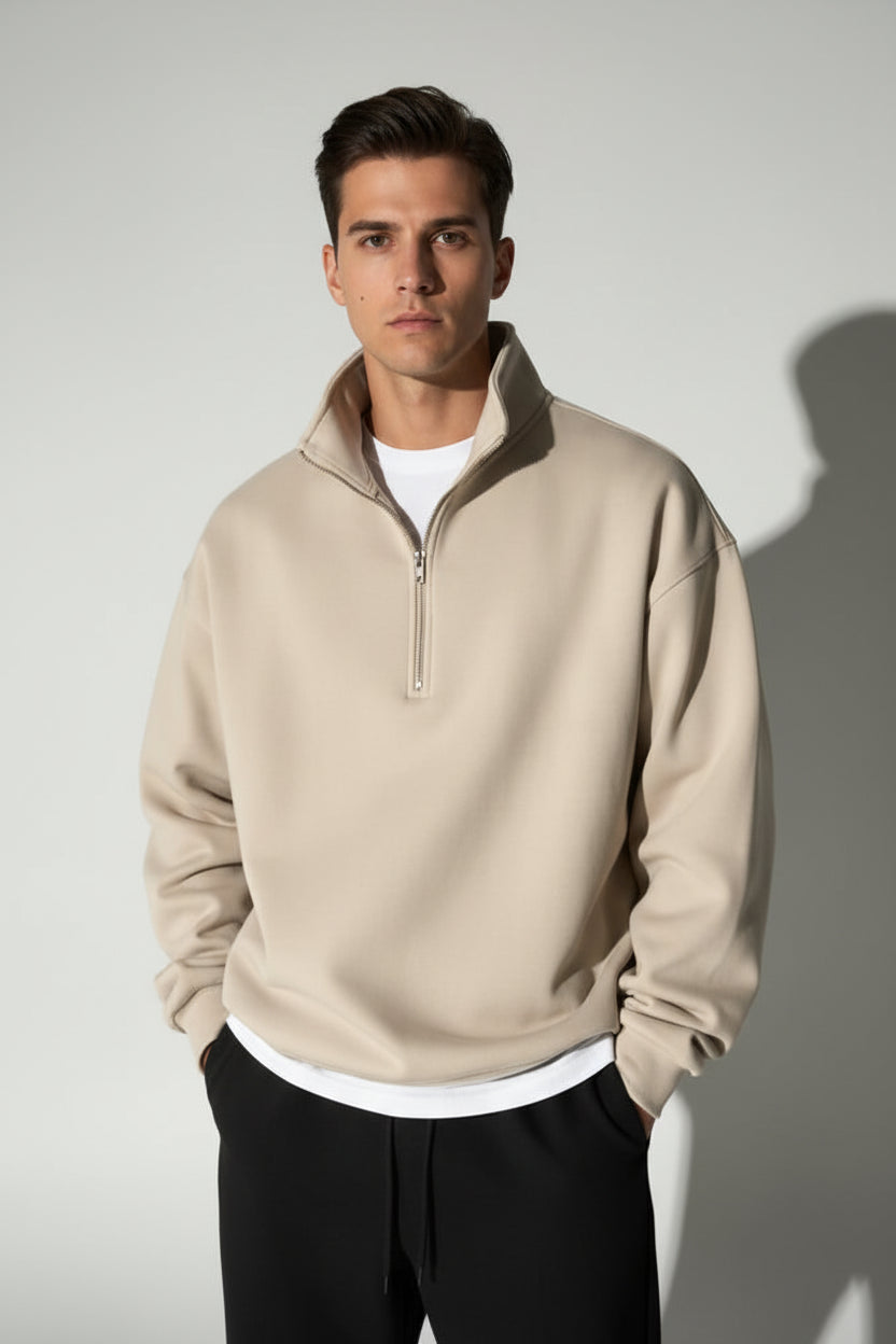 THIAGO | Sudadera Zip Casual