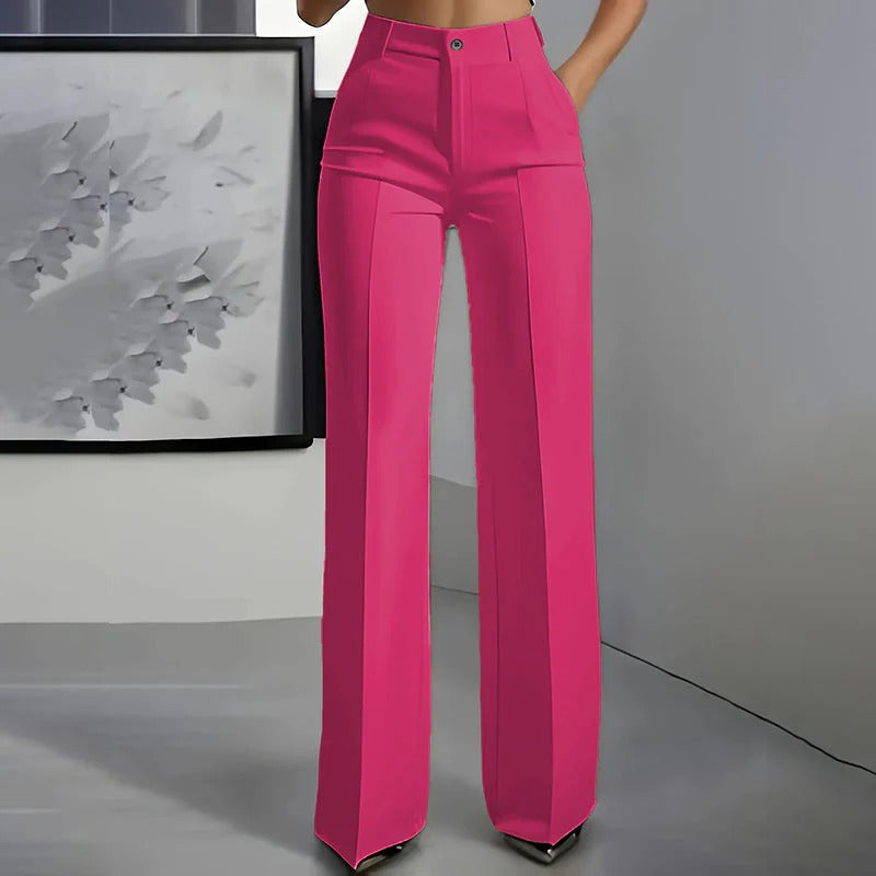 VALENTINA | Pantalones de Traje Cintura Alta