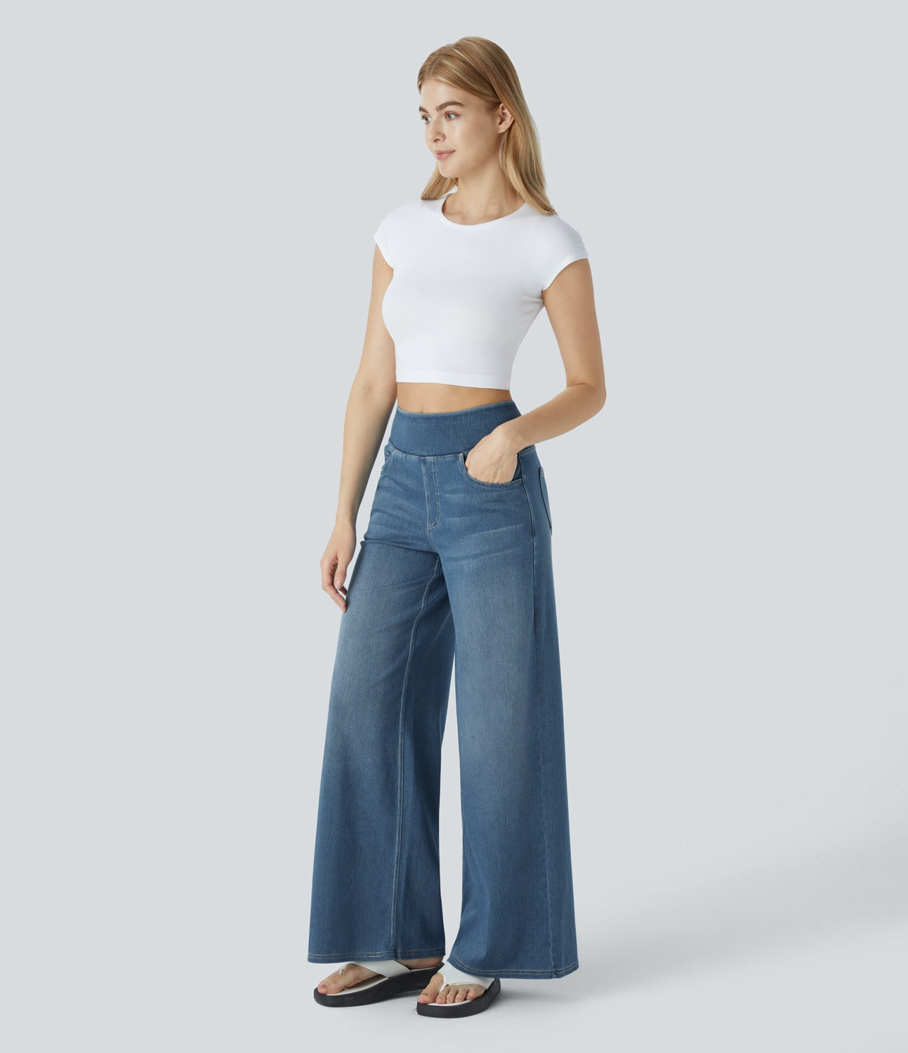 VERA | Jeans Wide Leg de Cintura Alta