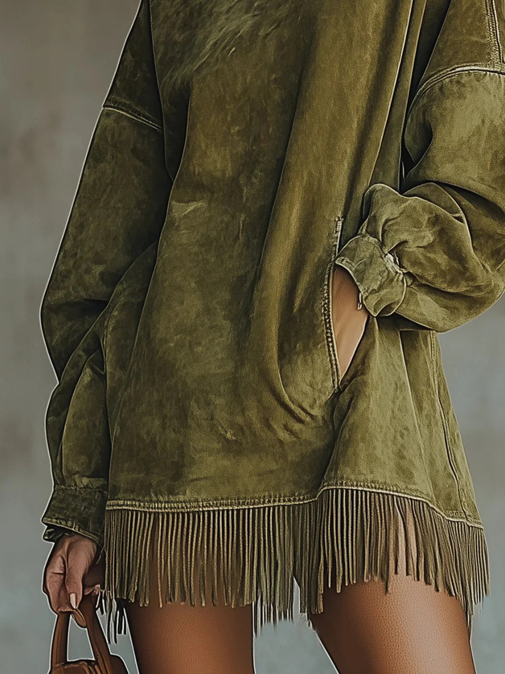 MARTINA | Vestido Túnica Boho con Flecos